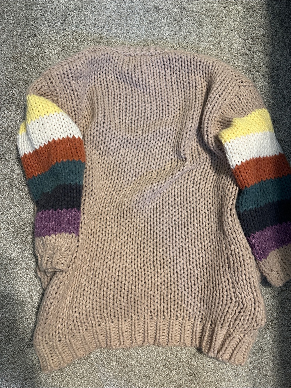 Chunky knit over-sized sweater - Picture 4 of 4